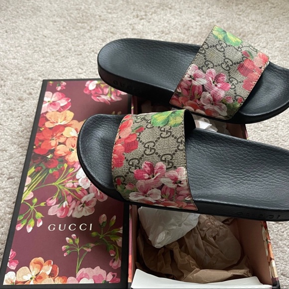 Other - Multi color Authentic Gucci slides